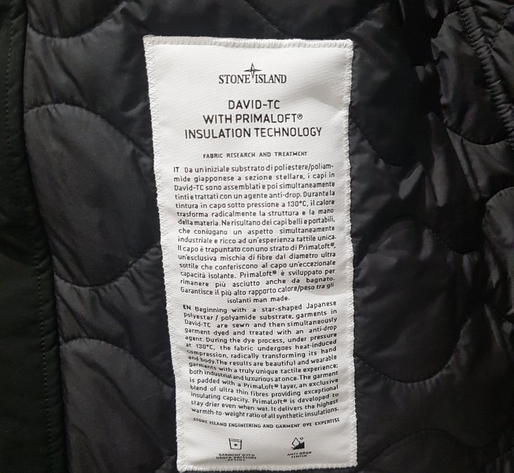 Stone Island Trench Coat David-tc With Primaloft