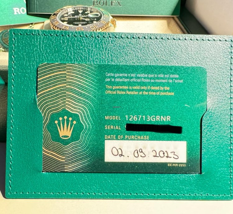 Rolex Gmt-master Ii Rolesor Gelb Ref 126713grnr Sep 23