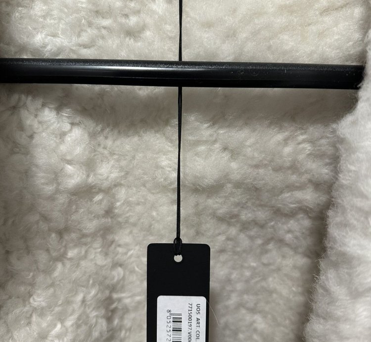 Stone Island Vitrified Sheepskin Shearling Jacket Duffle