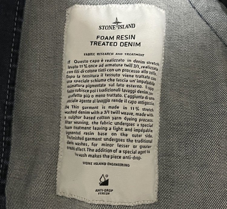 Stone Island Washed Denim Parka