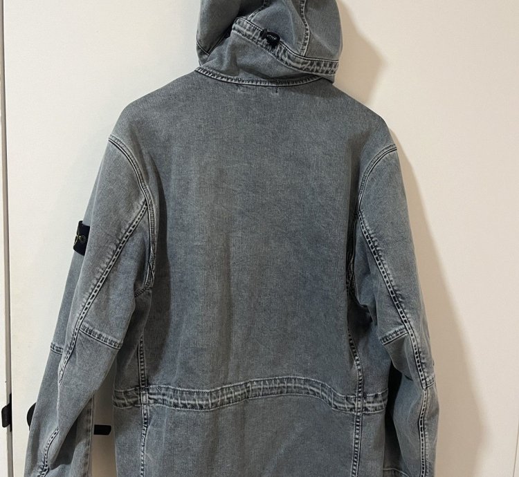 Stone Island Washed Denim Parka