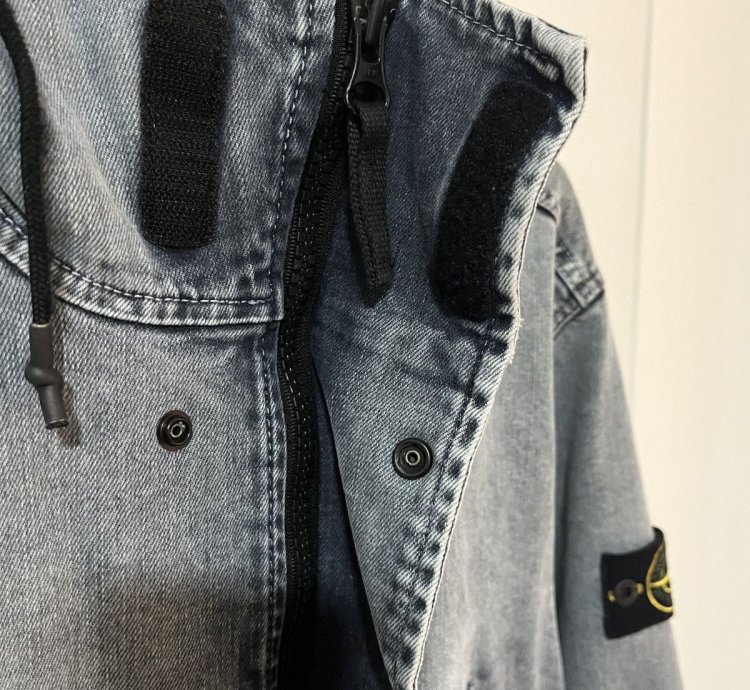 Stone Island Washed Denim Parka