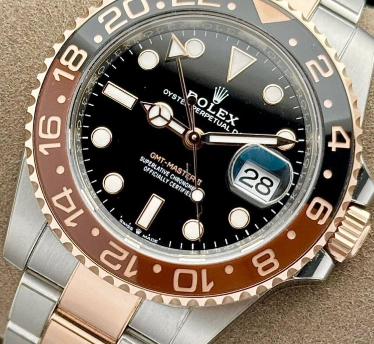 Rolex Gmt-master Ii Rootbeer Rose Gold Steel