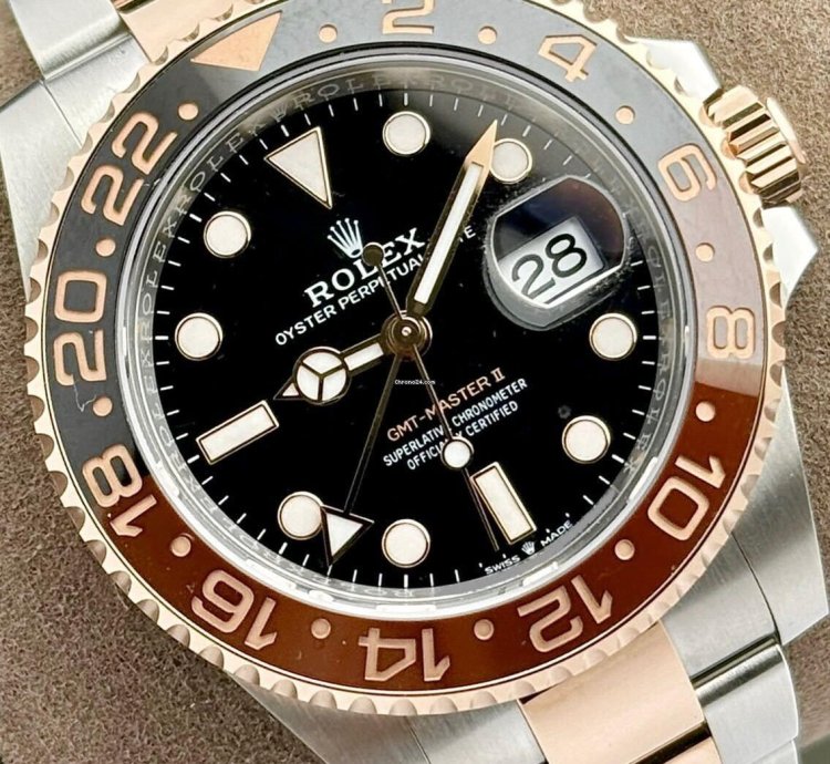 Rolex Gmt-master Ii Rootbeer Two Tone Everose Oyster