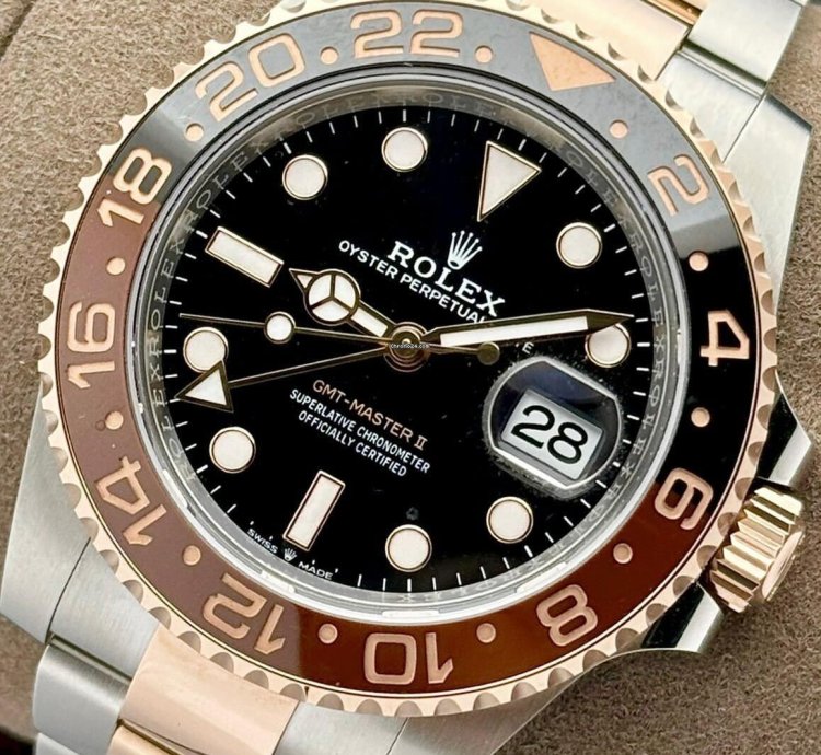 Rolex Gmt-master Ii Rootbeer Two Tone Everose Oyster