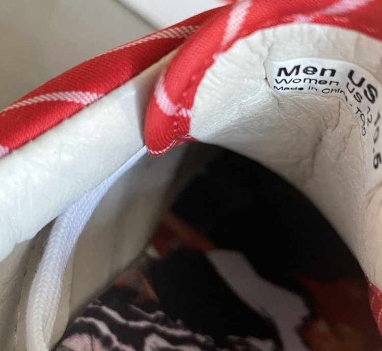 Rare Supreme Cdg Vans Harold Hunter Era Pinstripe Red
