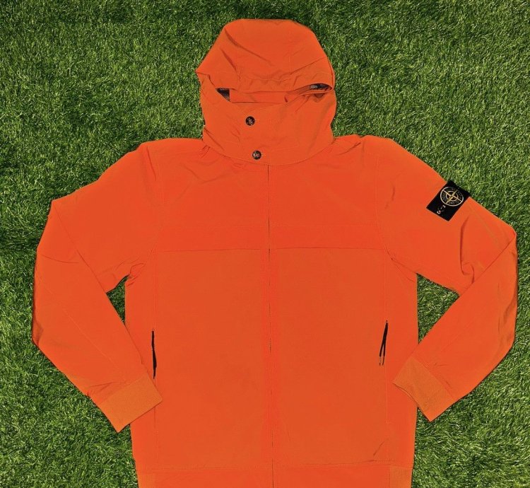 Stone Island Zip Up Patch Jacket Size Medium