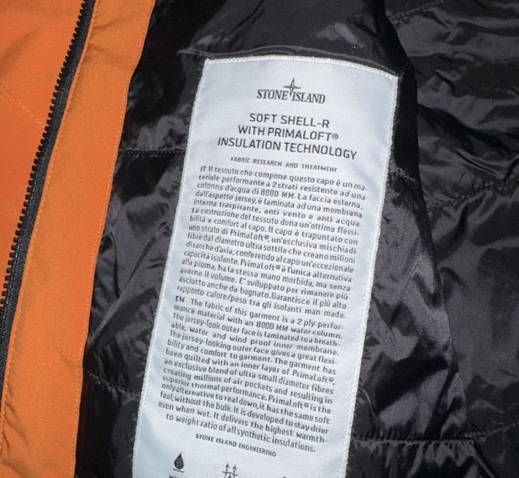 Stone Island Zip Up Patch Jacket Size Medium