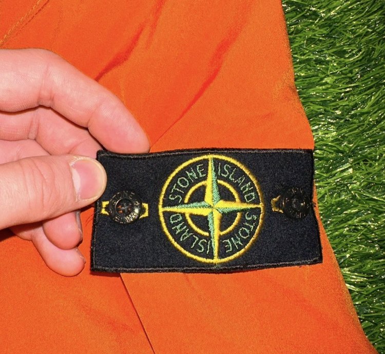 Stone Island Zip Up Patch Jacket Size Medium