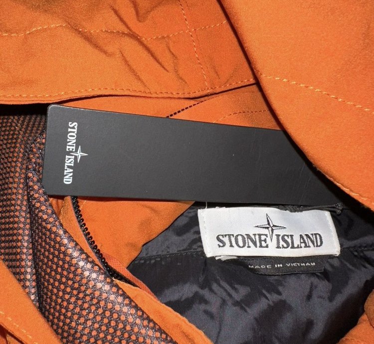 Stone Island Zip Up Patch Jacket Size Medium