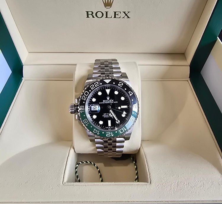 Rolex Gmt-master Ii Sprite Jubliee Bnib Full Set