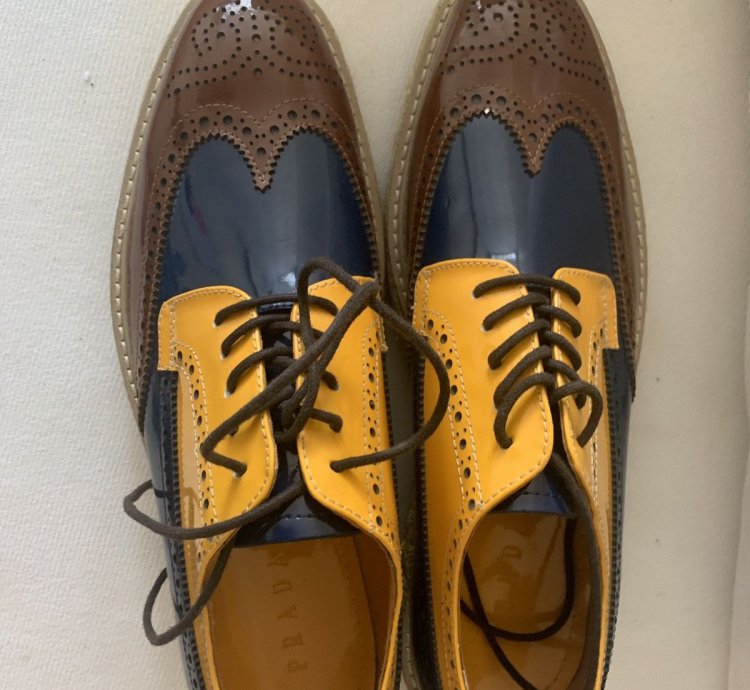 Runway Wingtip Platform Creeper Brogues Espadrilles