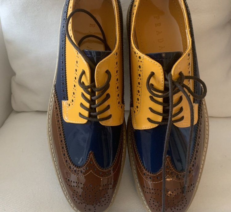 Runway Wingtip Platform Creeper Brogues Espadrilles