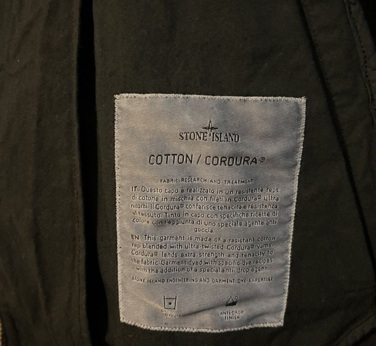 Supreme Stone Island Cotton Cordura Shell Jacket