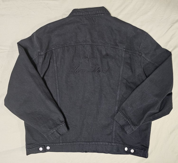 Supreme Stone Island Denim Trucker Jacket
