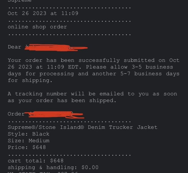 Supreme Stone Island Denim Trucker Jacket