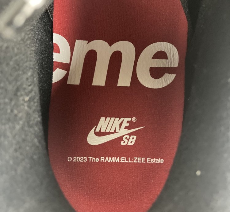 Sb Dunk Low Og Qs Supreme Rammellzee Black 2023 Fd8778-001