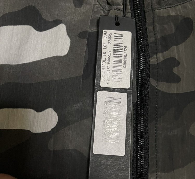 Supreme Stone Island Fw16 Track Jacket Snow Camo Small Size