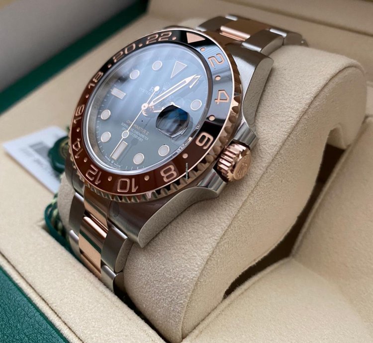 Rolex Gmt-master Ii Steel Rose Gold Gmt-master Ii Root Beer 2024 Brand Nee Unworn Box Papers 126711chnr