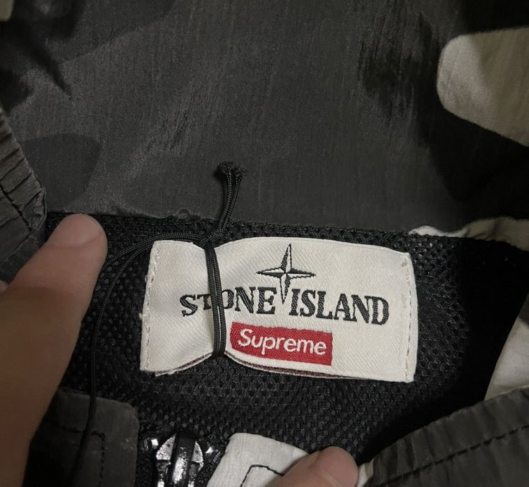 Supreme Stone Island Fw16 Track Jacket Snow Camo Small Size