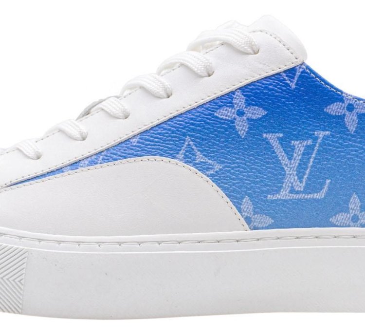 Send Offers - Louis Vuitton Blue Cloud Monogram Sneakers