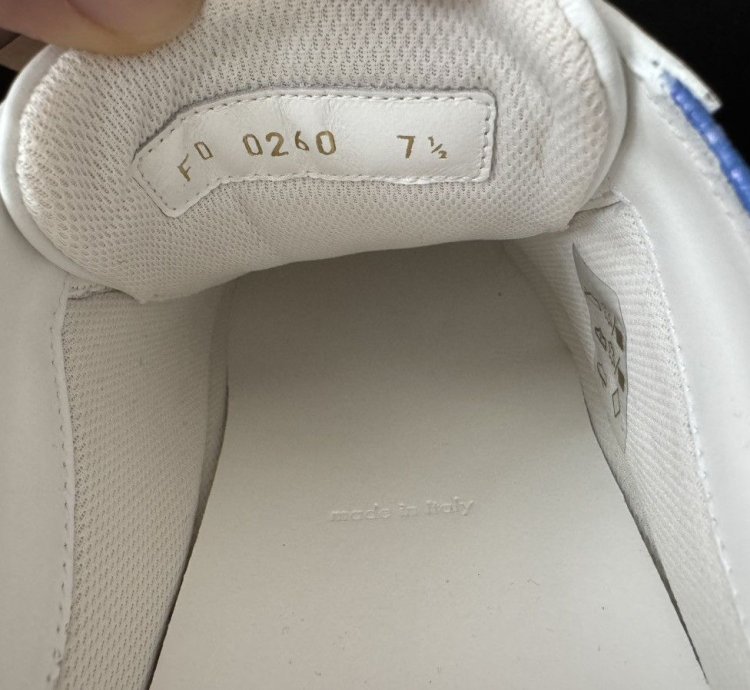 Send Offers - Louis Vuitton Blue Cloud Monogram Sneakers