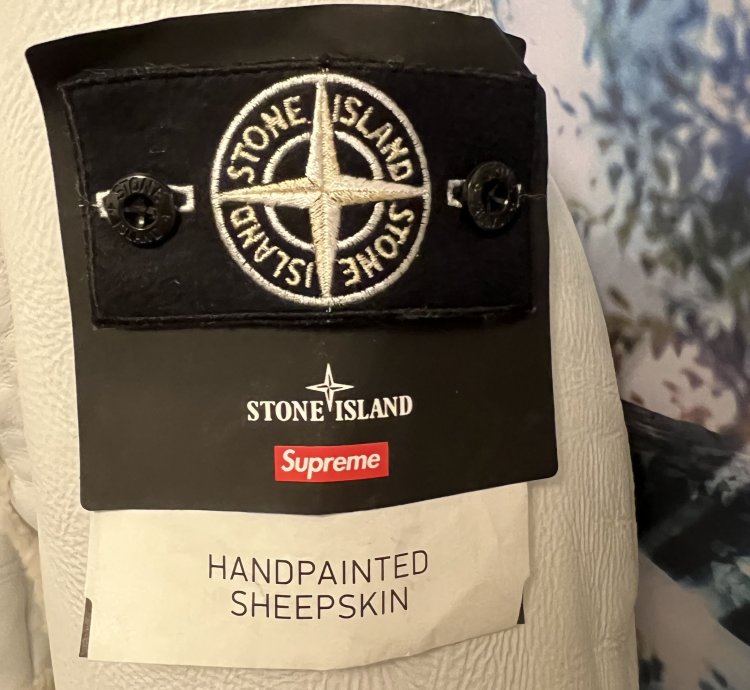Supreme Stone Island Hand Painted Jacket