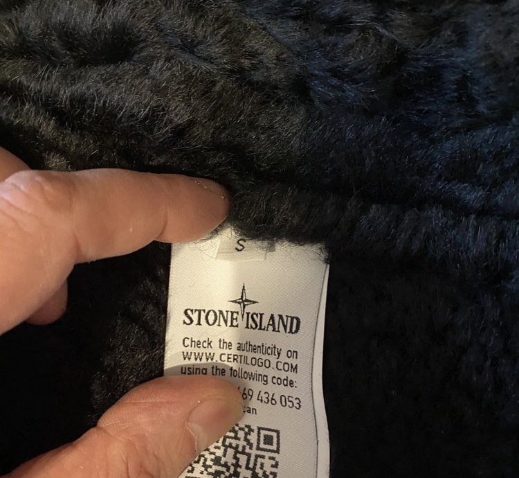 Supreme Stone Island Hand-painted Shearling Jacket Fw20