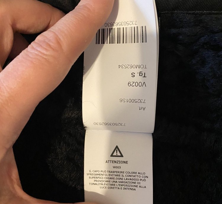 Supreme Stone Island Hand-painted Shearling Jacket Fw20