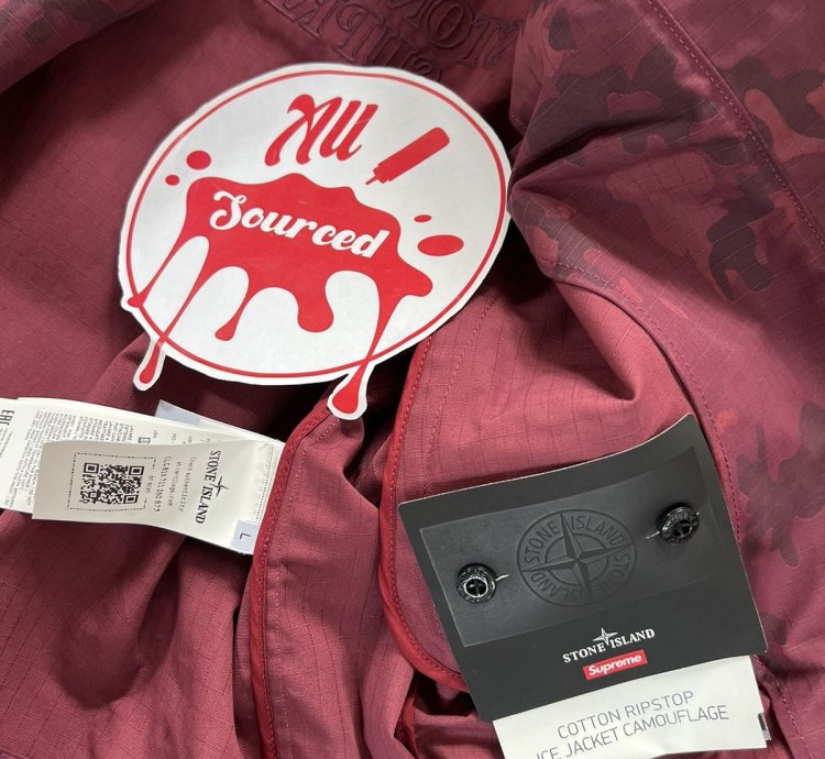 Supreme Stone Island Ice Camo Ripstop Jacket