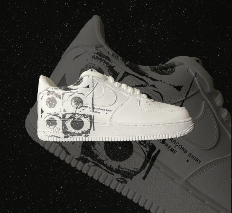 Nike Air Force 1 Low Supreme Comme Des Garcons Shirt