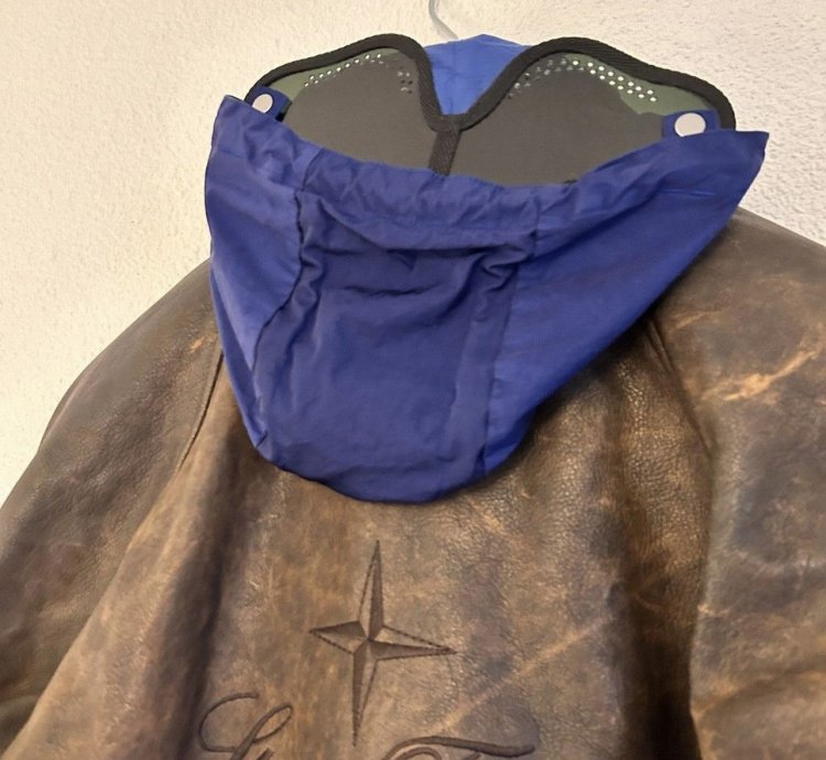 Supreme Stone Island Leather Jacket