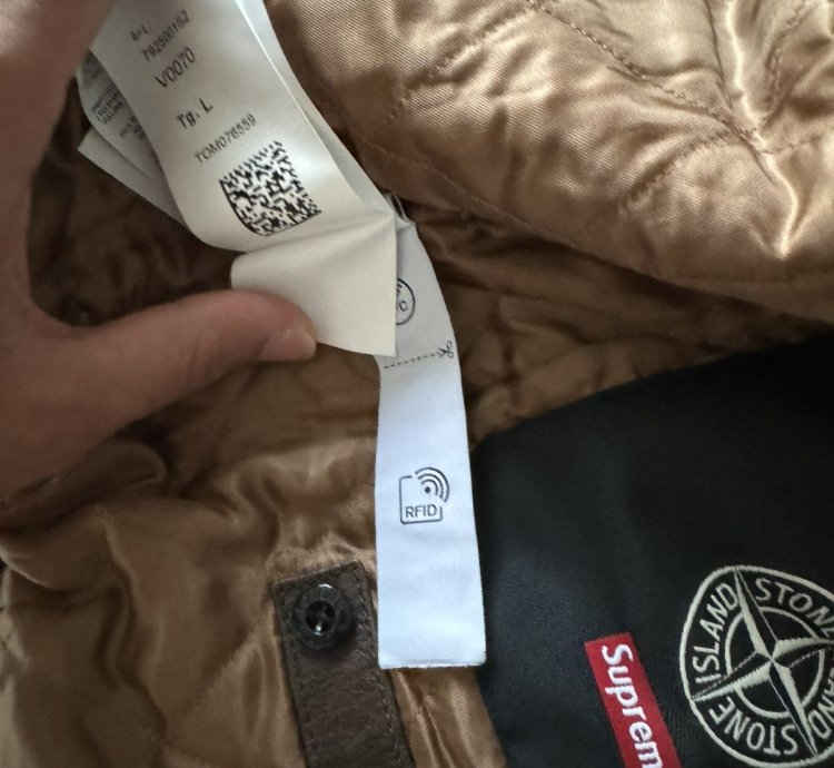 Supreme Stone Island Leather Jacket