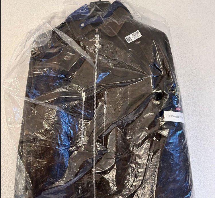 Supreme Stone Island Leather Jacket