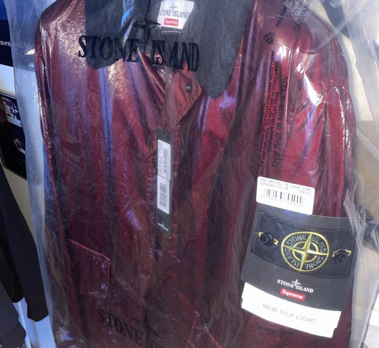 Supreme Stone Island New Silk Light Jacket