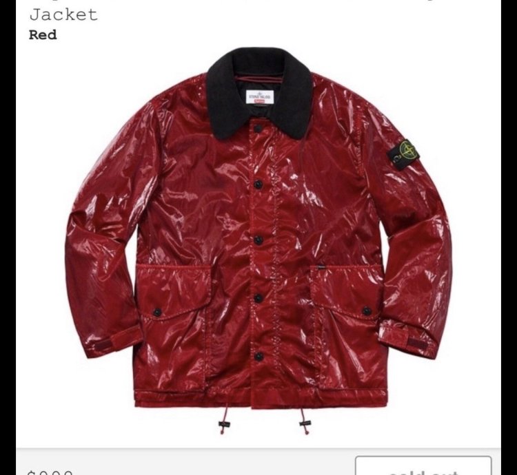 Supreme Stone Island New Silk Light Jacket