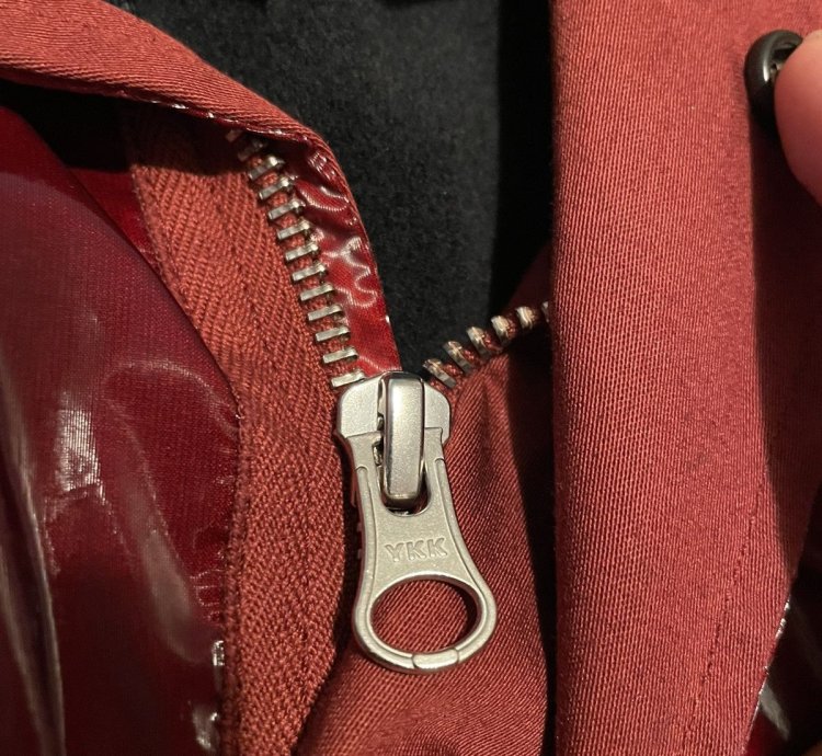 Supreme Stone Island New Silk Light Red Jacket