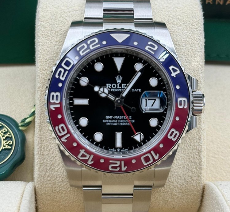 Rolex Gmt-master Ii Unworn Gmt-master Ii 40mm Pepsi Oyster Bracelet 126710blro Box Papers 2025