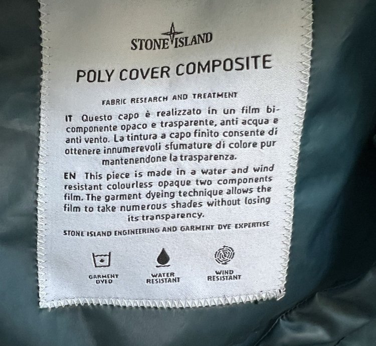 Supreme Stone Island Poly Cover Composite Jacket
