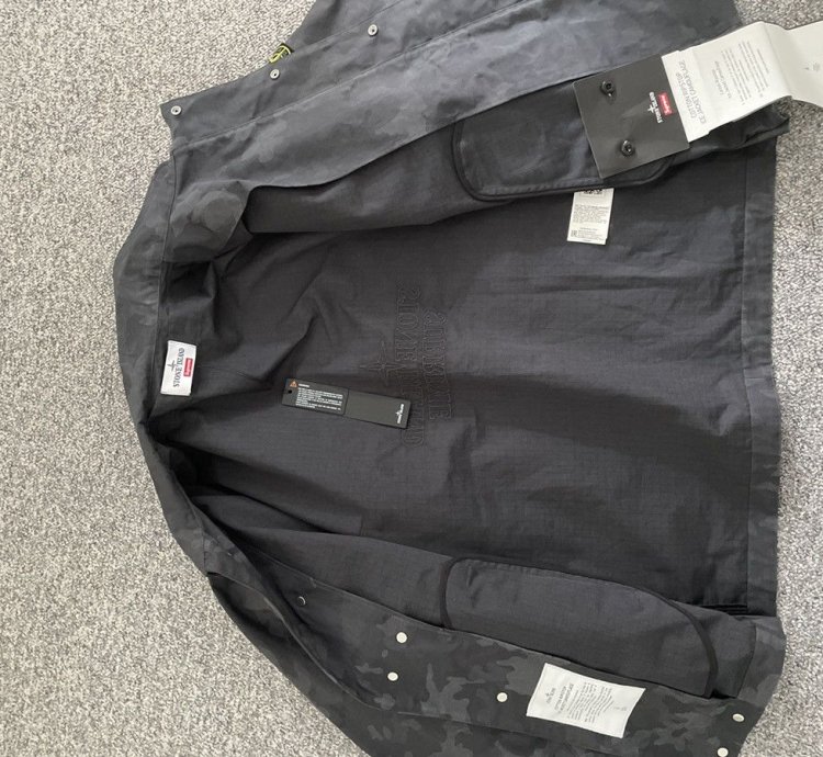 Supreme Stone Island Reactive Ice Camo Ripstop Jacket