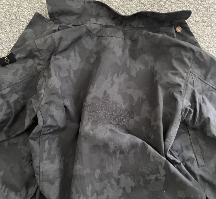 Supreme Stone Island Reactive Ice Camo Ripstop Jacket