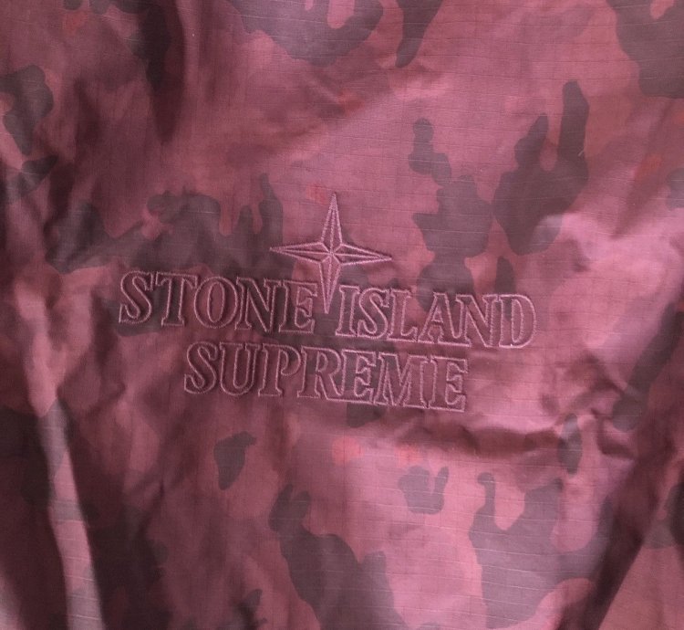Supreme Stone Island Reactive Ice Camo Ripstop Jacket