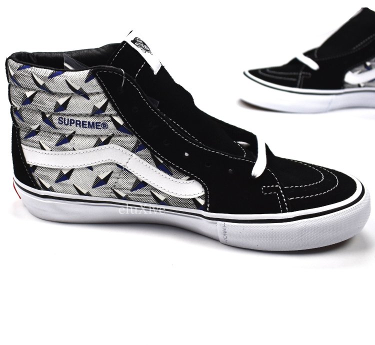 Sk8 Hi Pro Diamond Plate Black Ds