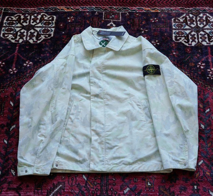 Supreme Stone Island Reflective Ice Camp Ripstop Jacket