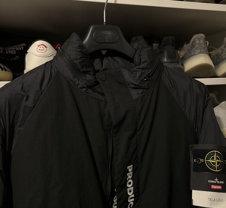 Supreme Stone Island Reversible Down Puffer Jacket