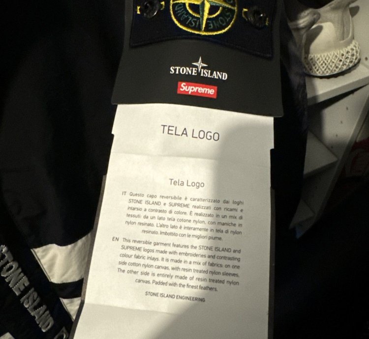 Supreme Stone Island Reversible Down Puffer Jacket