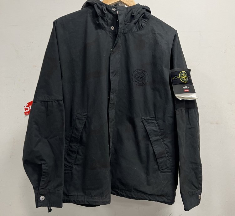 Supreme Stone Island Riot Mask Camo Jacket