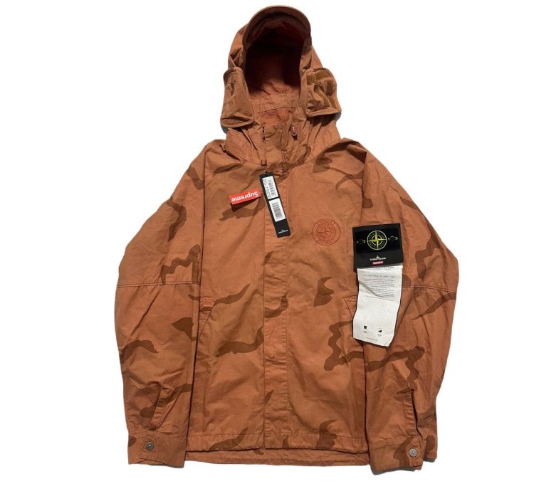 Supreme Stone Island Riot Mask Desert Camo Jacket