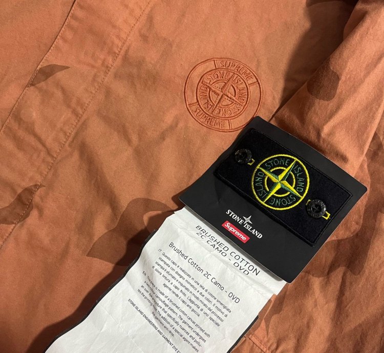 Supreme Stone Island Riot Mask Desert Camo Jacket