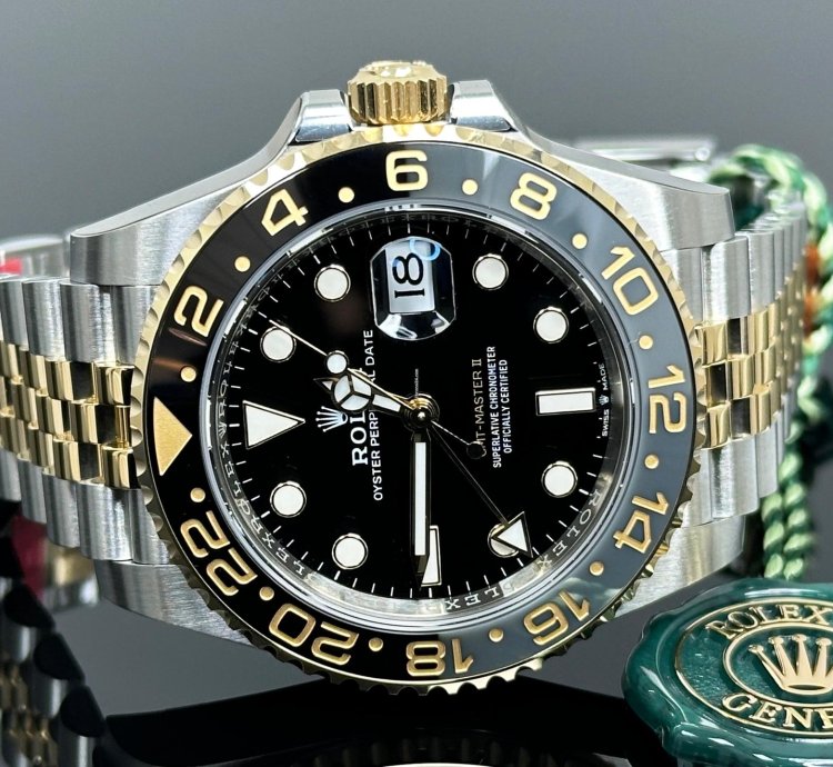 Rolex Gmt-master Ii Yellow Gold Black Dial 2025